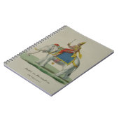 MarletとCie (色のlitho)によって刻まれるIndra ノートブック (左側)