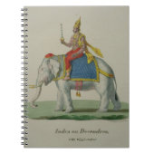 MarletとCie (色のlitho)によって刻まれるIndra ノートブック (正面)