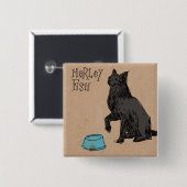 Marleyの魚の夕食の時間 缶バッジ (正面&裏面)