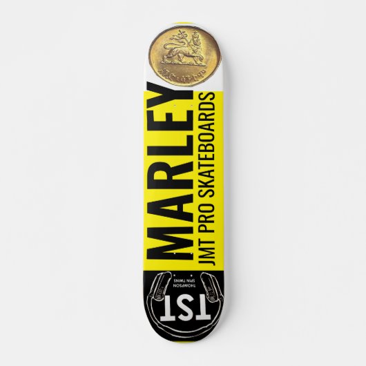 MARLEY JMT Pro スケートボード スケボ, 7¾" デッキ (正面)