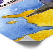 Marley Ungaro's "THIS WORLD..." children's map ポスター (角)