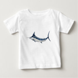 Marlin azul-redbubble ベビーTシャツ
