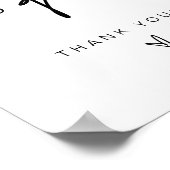 MARLOカーはっきりしたドモダンとギフトサイン ポスター (角)