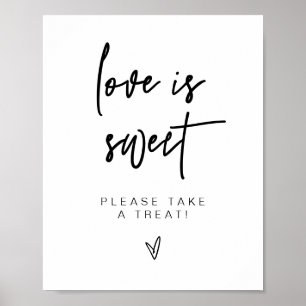 MARLO はっきりした コンテンポラリー Love is Sweet Treat Fy ポスター