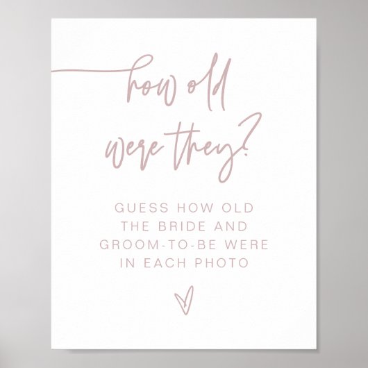 MARLO ダスティ ローズ モダン 彼らはいくつでしたか サイン (正面)