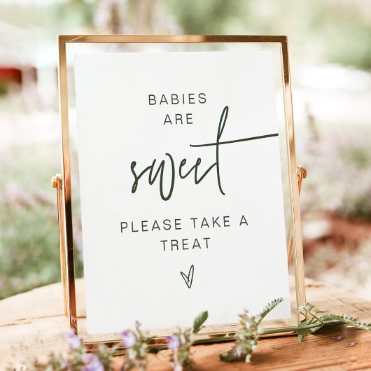 MARLO ボヘミアン 森の緑の Babies Are Sweet サイン