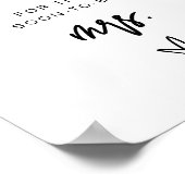 MARLO ボールド ハウ メニー キッセス ブライダル シャワー ゲーム ポスター (角)