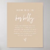 MARLO Boho Terracotta彼女の腹のゲームの大きさ ポスター (正面)