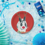 Marlon Bundoのクリスマスのルドルフの紙皿 ペーパープレート (パーティー)