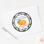 Marmaladeラベルのパーソナライズ ラウンドシール (封筒)