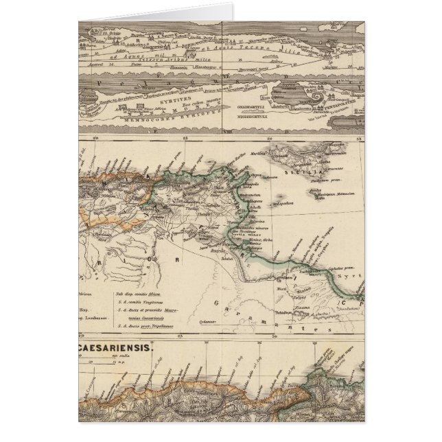 Marmarica, Cyrenaica，アフリカ，ヌミディア (正面)