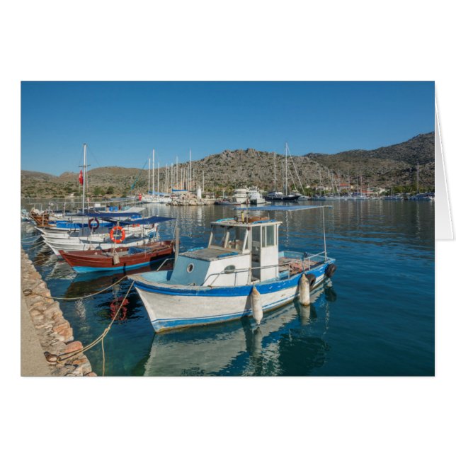 Marmaris、トルコの近くのBozburun港 (正面横)