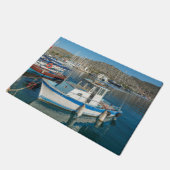 Marmaris、トルコの近くのBozburun港 ドアマット (アングル)