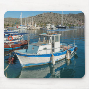 Marmaris、トルコの近くのBozburun港 マウスパッド
