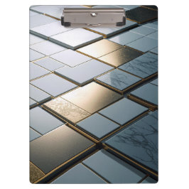 Marmor Gold Fliesen Luxus Geometrie クリップボード