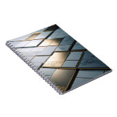 Marmor Gold Fliesen Luxus Geometrie ノートブック (右側)