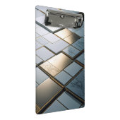 Marmor Gold Fliesen Luxus Geometrie ミニクリップボード (アングル)