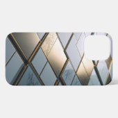 Marmor Gold Fliesen Luxus Geometrie iPhoneケース (裏面横)