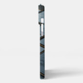 Marmor Gold Fliesen Luxus Geometrie iPhoneケース (左側面)