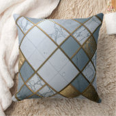 Marmor Gold Raster Luxus Geometrie クッション (ブランケット)