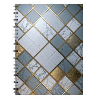 Marmor Gold Raster Luxus Geometrie ノートブック