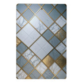 Marmor Gold Raster Luxus Geometrie ミニクリップボード (裏面)