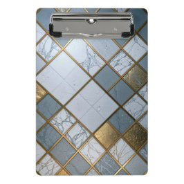 Marmor Gold Raster Luxus Geometrie ミニクリップボード