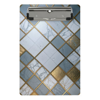 Marmor Gold Raster Luxus Geometrie ミニクリップボード