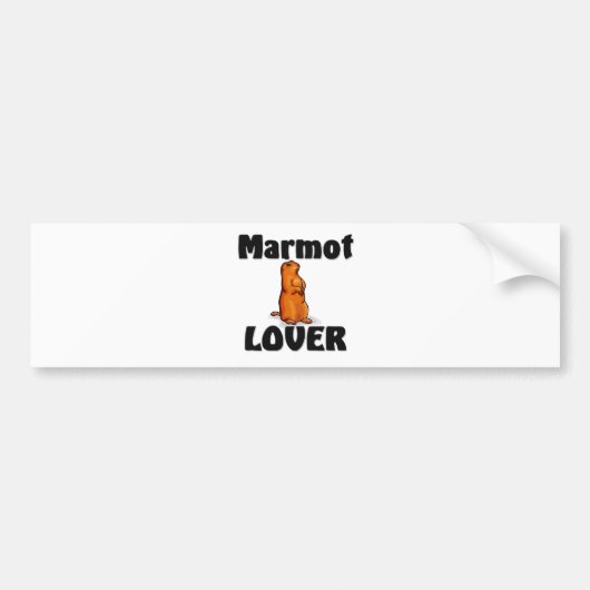 Marmotの恋人 バンパーステッカー (正面)