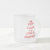 Marmot フロストグラスマグカップ (正面右)