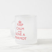 Marmot フロストグラスマグカップ (正面左)