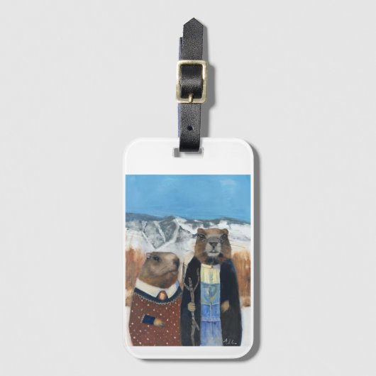 Marmot Bag Tag (American Gothic) ラゲッジタグ (正面縦)