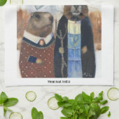 Marmot Tea Towel (American Gothic) キッチンタオル (折り畳み)
