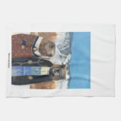 Marmot Tea Towel (American Gothic) キッチンタオル (横)