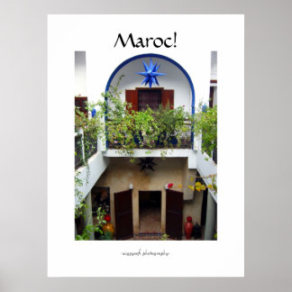 Maroc morocco poster ポスター
