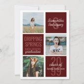 Maroon 3-Photoおもしろいボックス卒業招待状 招待状 (正面)