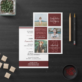 Maroon 3-Photoおもしろいボックス卒業招待状 招待状