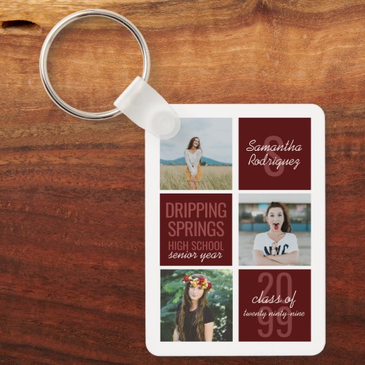 Maroon 4-Photo Fun Boxes Class Year Keychain キーホルダー (正面)
