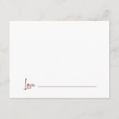 Maroon Advice and Wishes for the Graduate エンクロージャーカード (裏面)