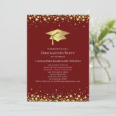 Maroon and Gold Graduation 招待状 (スタンド正面)