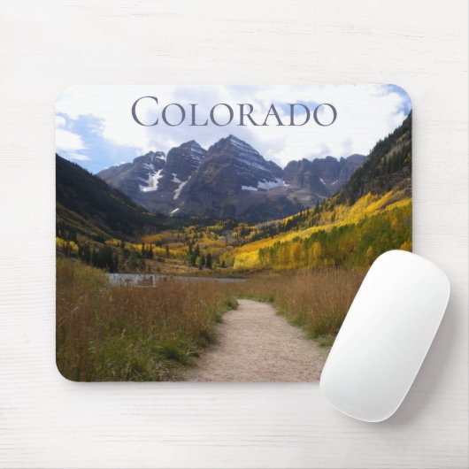 Maroon Bells Colorado Souvenir マウスパッド (マウス)