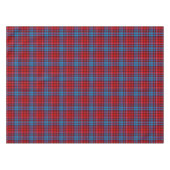 Maroon Blue Red Plaid Tartan Design  テーブルクロス (正面(横))