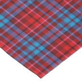 Maroon Blue Red Plaid Tartan Design  テーブルクロス (アングル)