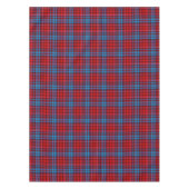 Maroon Blue Red Plaid Tartan Design  テーブルクロス (正面)