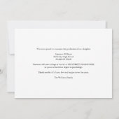 Maroon Class of 2026 Graduate Photo Graduation 案内状 (裏面)