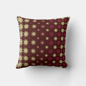 Maroon floral Stylish design pillow クッション (裏面)