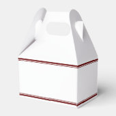 Maroon Gold Class of 2026 Graduation Party フェイバーボックス (裏面サイド)