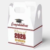 Maroon Gold Class of 2026 Graduation Party フェイバーボックス (オープン)