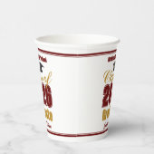 Maroon Gold Class of 2026 Graduation Party 紙コップ (右)