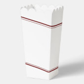 Maroon Gold Class of 2026 Graduation Party Popcorn フェイバーボックス (裏面)